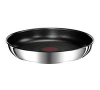 Tefal L9730602 Ingenio Preference, Empilable, Acier inoxydable, Revêtement antiadhésif sûr, Induction, Fabriqué en France, Polyvalence, Gain de place, Indicateur de température, Poêle 28 cm