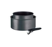 Tefal - Lot De 2 Poêles 22/28cm Anti-Adhésives + Poignée L6859202