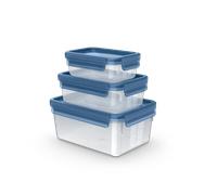 Tefal LOT DE 3 BOÎTES DE CONSERVATION MASTERSEAL ECO MASTERSEAL ECO Lot de 3 boîtes de conservation 0 55 L/1 L/2 2 L