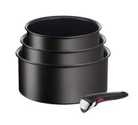 TEFAL Lot de 3 casseroles 16 à 20 cm + poignée - Ingenio Eco Resist