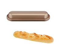 Tefal Lot de 3 moules à petite baguette, Revêtement antiadhésif, Démoulage facile, Amovibles et empilables, Rangement facile, Moule à pâtisserie, Creabake J3087304