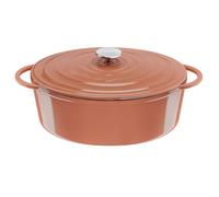 Tefal LOV, Cocotte ovale 34x26 cm, Produit émaillé robuste et écoconçu, E2600605