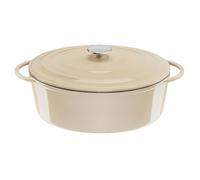 Tefal LOV, Cocotte ovale 34x26 cm, Produit émaillé robuste et issu d'une démarche d'éco-conception, E2590605