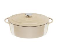 Tefal LOV, Cocotte ovale 34x26 cm, Produit émaillé robuste et issu d'une démarche d'éco-conception, E2590605