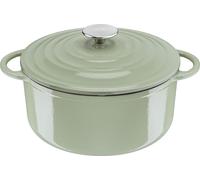 Tefal LOV: Il gusseisen Kochtopf da 25cm in un affascinante verde chiaro