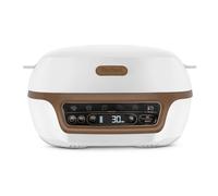 tefal machine à gâteau 1100w marron/blanc kd8001f0