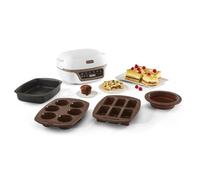 Tefal Cake Factory + Machine à fabriquer des cupcakes 1100 W Or, Blanc