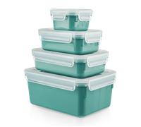 Tefal MASTERSEAL COLOUR EDITION Vert d'eau rectangulaire Set 4 pièces Set 4 pièces : 0 20 / 0 55 / 0 80 / 2 2 L