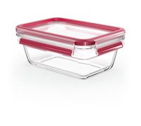 Tefal Masterseal N10408 Rectangulaire Boîte 0,85 L Transparent, Rouge Transparent