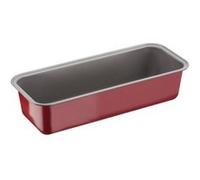 tefal moule a cake delibake en acier - ø 30 cm - rouge et gris Gris G