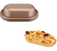 Tefal Moule à pain Creabake J3088304 – Lot de 3, revêtement antiadhésif, amovibles et empilables