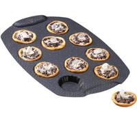 Tefal - Moule PerfectBake Mini pour 10 tartelettes en aluminium | Ce plat a tarte permet une cuisson dorée uniforme - Démoulage facile - Nettoyage rapide - Fabrication française durable