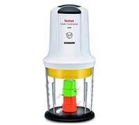 Tefal MQ7231 Hachoir électrique 0,5 l Noir, transparent, blanc 500 W - Hachoir électrique d'aliments (0,5 l, 0,3 kg, France, Noir, Transparent, Blanc, Plastique, Boutons)
