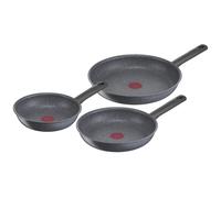 Tefal - Natural On Lot 3 poêles 20 24 Induction - 26 cm - Gris