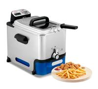 Tefal Oleoclean Pro Inox & Design FR8040 Unique 3,5 L 2300 W Noir, Acier inoxydable