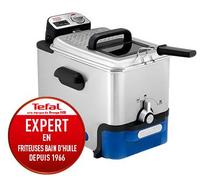 Tefal Oleoclean Pro Inox & Design FR8040 Unique 3,5 L 2300 W Noir, Acier inoxydable