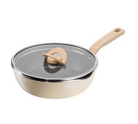 Tefal - One Pick Pot Poêle profonde Vanille - 24cm - 3 personnes | Poêle polyvalente 3-en-1 pour saisir - Sauter et mijoter - Revêtement Titanium antiadhésif - Compatible toutes plaques