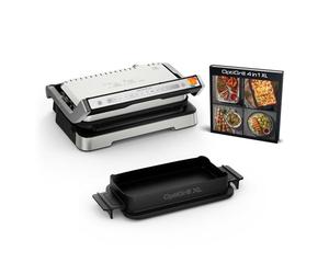 Tefal Optigrill 4 en 1 XL, Grill intelligent, Fonctions bbq, four et repas complet, 9 programmes, Mode manuel, Ouverture 180°, XL 8 personnes, GC784D10