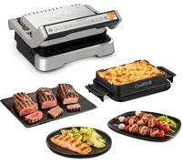 Tefal Optigrill 4V1 Inox Electric Grill Silver/Black GC774D30