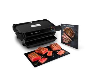 Tefal Optigrill Elite XL, Grill intelligent, 16 programmes, Mode manuel, Fonction marquage, XL 8 personnes, Noir GC760812