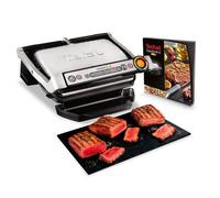 Tefal OptiGrill+ GC712D12 - Gril -électrique - 600 cm ² - thermomètre intégré - argent