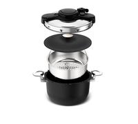 Tefal P4810731 Clipso Tempo 3-En-1, Cocotte-Minute, Faitout, Utilisation Possibl