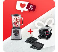 Tefal WM755D 2 gauffre(s) 1200 W Noir, Acier inoxydable