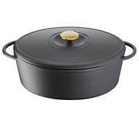 TEFAL PIERRE GAGNAIRE HERITAGE Cocotte fonte d'acier ovale 34x26 cm / 7,2L Induction E2230604