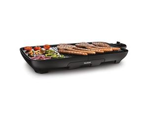 Tefal - Plancha Gril Malaga pour 6 à - Antiadhésif - 2000w - 8 personnes | Plancha électrique avec surface mixte gril - Cuisson rapide pour 6 à 8 personnes - Permet de cuisiner légumes et grillades