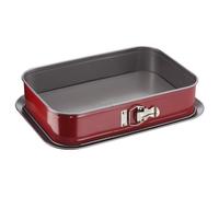 TefalJ 1640514 Delibake Plat A Four A Charnière 36x24cm Acier Rouge Carbone