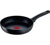 TEFAL Poêle G2810472 Pierre Noire 24 cm, Revêtement antiadhésif, Thermo-Signal Pan Indicateur de chaleur