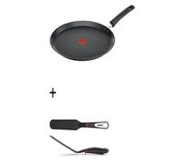 Tefal POELE A CREPES 28 CM ET SPATULE LONGUE NOIR ET ROUGE G2573902 / K2060914