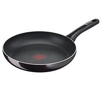 Tefal Poêle à frire D52206 Resist Intense 28 cm | revêtement antiadhésif | ignifuge | résistante | signal thermique | forme profonde | facile à nettoyer | sûre | bordeaux