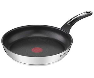Tefal Poêle à frire Emotion 30 cm, poêle à frire anti-adhésive, garantie 10 ans, base de diffusion de la chaleur, design élégant, poignée robuste, poêle à induction, indicateur de chauffe E3000704