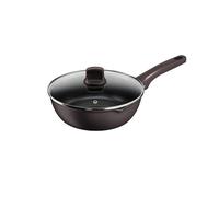 Tefal Poêle multi-usages avec couvercle 22cm IH Café Noir Unlimited Tous feux + induction - G2638092