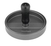 Tefal K18511 Presse à hamburger 12 cm pour hamburger parfait à la viande, au poisson et aux légumes, passe au lave-vaisselle, revêtement anti-adhésif, accessoire de barbecue Noir/gris