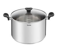 TEFAL Primary Marmite 28 cm + couvercle verre, Induction, Acier inoxydable haute qualité, Garantie 10 ans E3086404