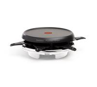 Tefal Raclette Colormania, 6 coupelles, 3-en-1, raclette, plancha, crêpier, RE151110