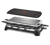 Tefal Inox & Design RE45A8 raclette 10 personne(s) 1350 W Noir, Acier inoxydable