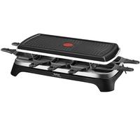 Tefal RE4588 raclette 10 personne(s) 1350 W Noir, Acier inoxydable