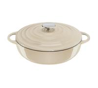 TEFAL SAUTEUSE - 28 CM LOV, Sauteuse en fonte 28 cm, Induction, Four, Démarche d'éco-conception, Beige E2597205