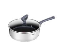 Tefal Sauteuse Dailycook En Inox - Ø 24 Cm - Avec Couvercle En Verre - Tous Feux Dont Induction