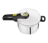 Tefal Secure 5 Neo Autocuiseur de 6 l en acier inoxydable avec 5 systèmes de sécurité et système d'ouverture et fermeture faciles Pour tous feux y compris induction