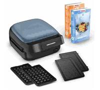 Tefal Snack Collection, Appareil à gaufre et croque-monsieur, 20jeux de plaques disponibles, Recettes sucrées et salées, SW8674F0