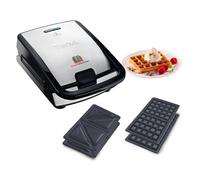 Tefal Snack Collection Appareil à gaufres et croque-triangle Multifonction Ingénieux Appareil à croque 2 plaques