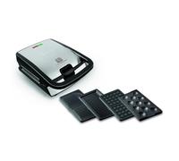Tefal SW854D gaufrier et appareil à croque-monsieur 700 W Noir, Acier inoxydable