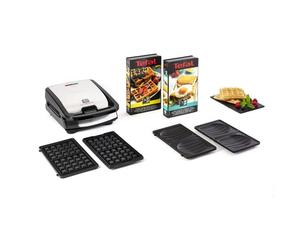 Tefal Snack collection SW853D12 - Croque-gaufres - 700 Watt - inox/noir