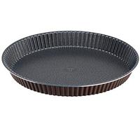 Tefal Success Moule à tarte 30 cm, Revêtement antiadhésif sûr, Aluminium 100% recyclé, Fabriqué en France, Chocolat J1608402