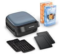 Tefal Snack Collection SW8674F0 moule à gauffres 2 gauffre(s) 700 W Noir, Bleu foncé
