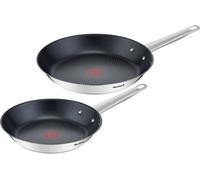Poele / sauteuse Tefal Cook Eat Lot 2 poeles 24/28 cm Inox B922S204